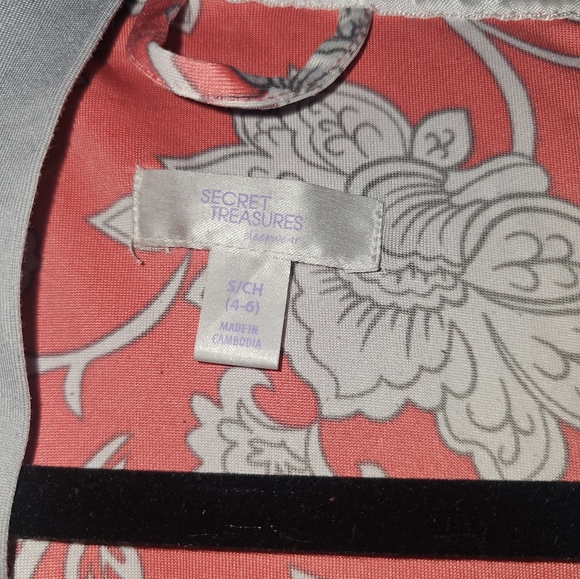 Floral Soft Robe Pink - Picture 4 of 4